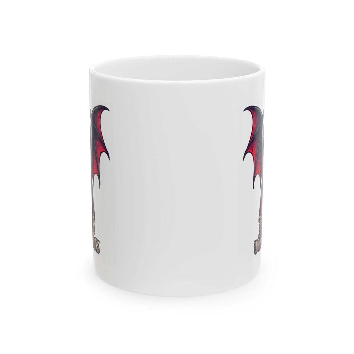 "Bite Me Where It Hurts" White Ceramic Mug