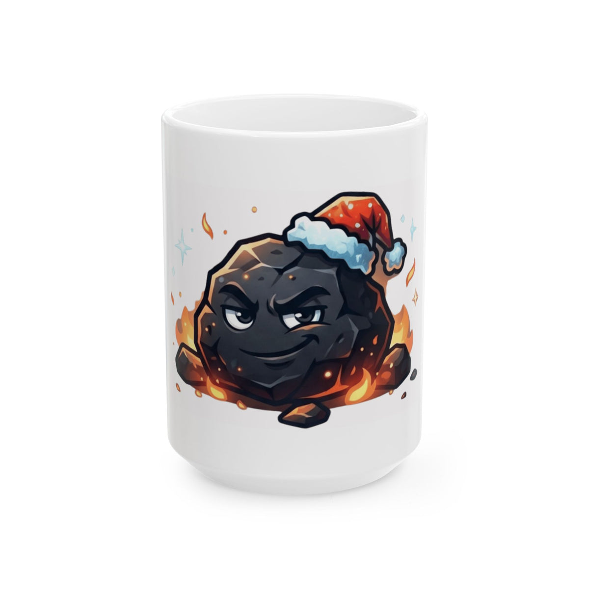 "Nice List Nominee" White Ceramic Mug — Graphic