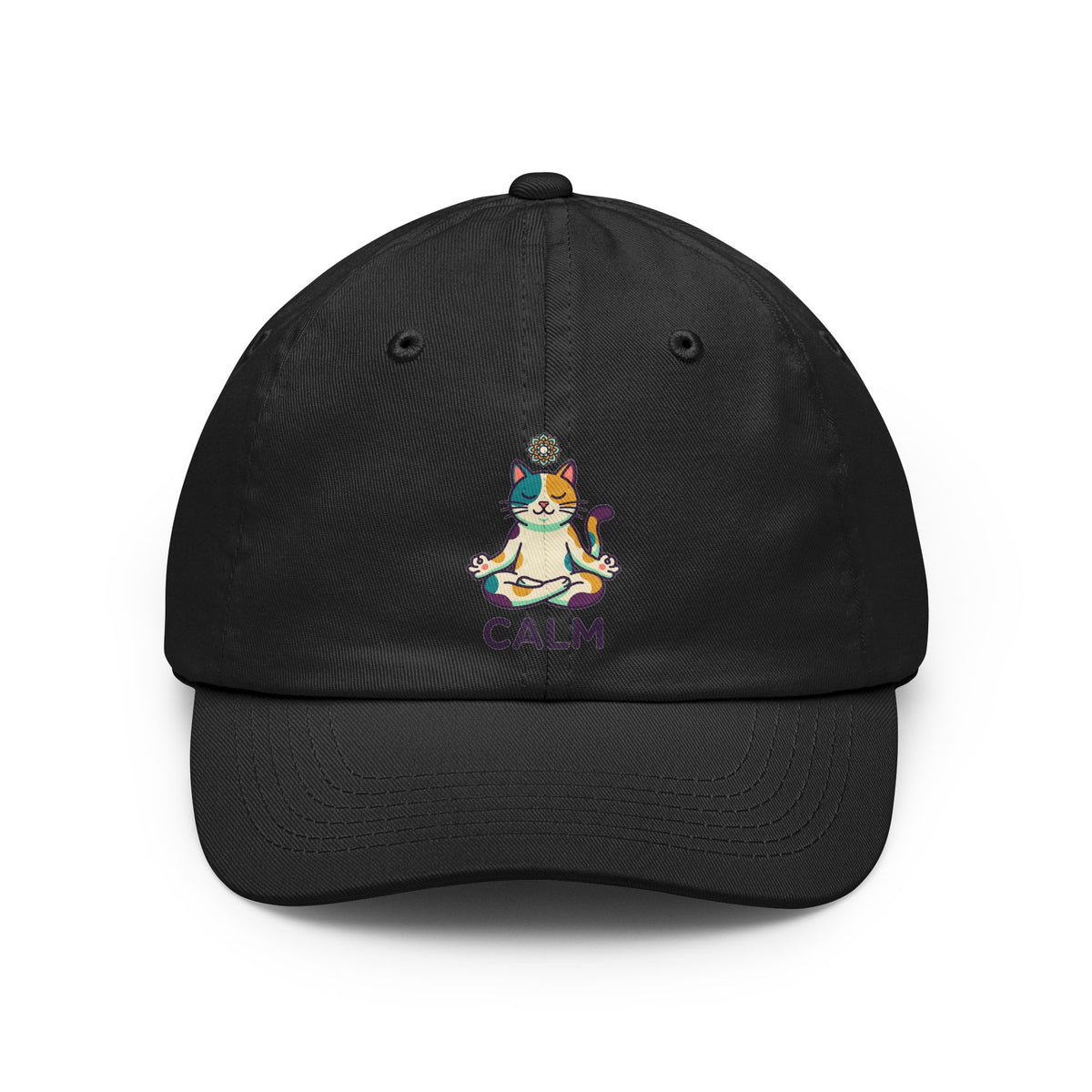 Color: Black | Cat CALM Dad Hat