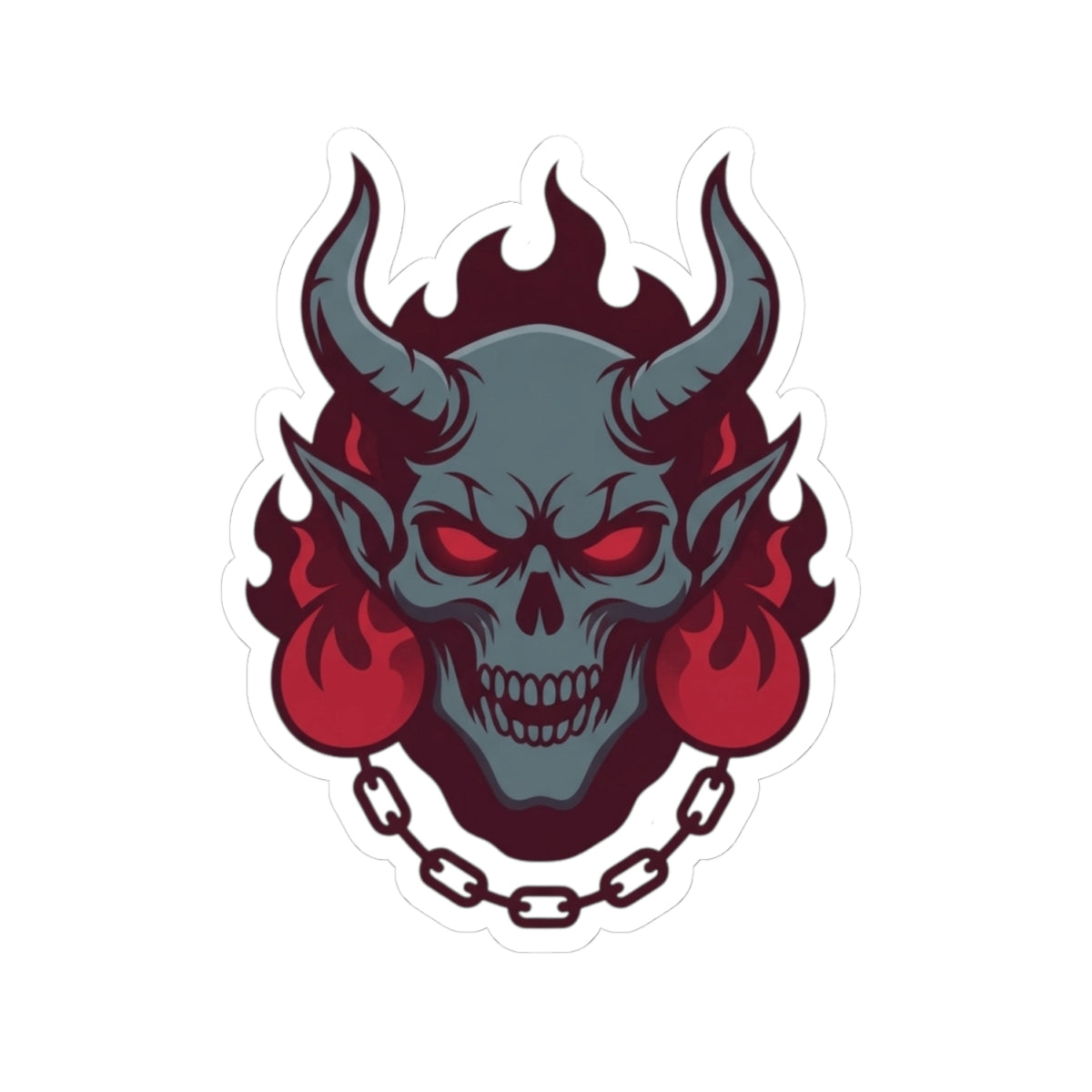 "Damned" Sticker
