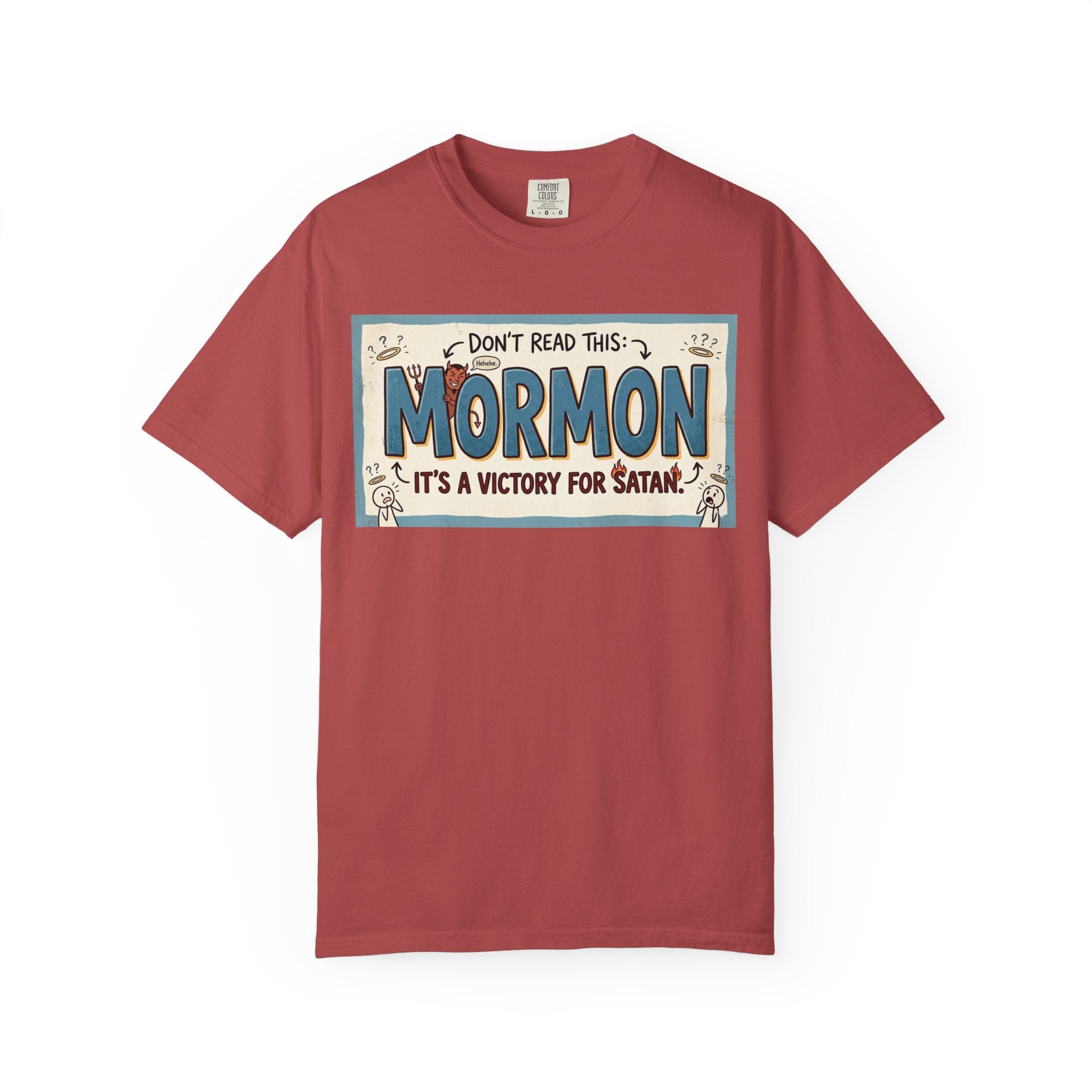 Devil's Dictionary: Mormon Edition | Garment-Dyed Tee — AttitudeShirts
