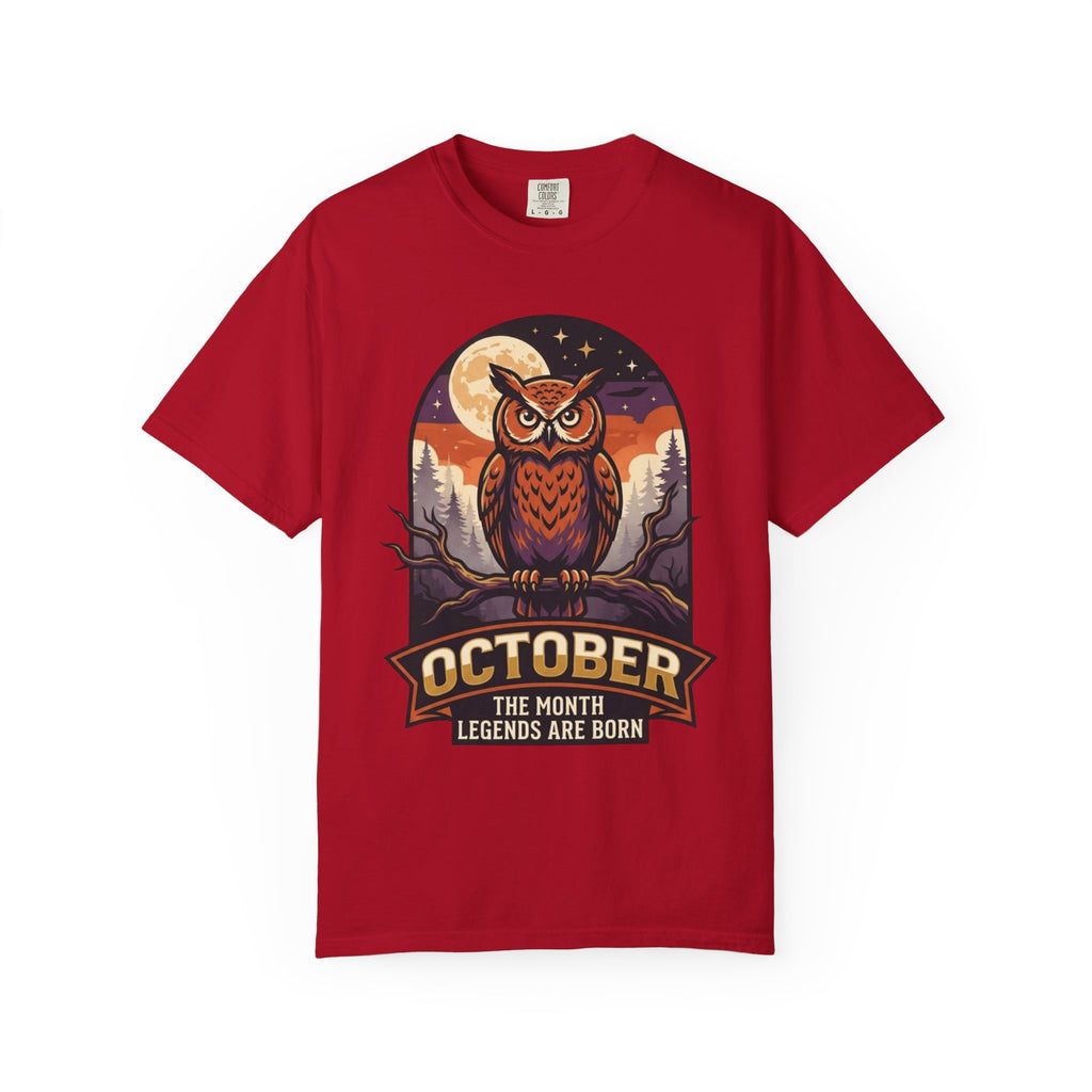 "October Legend" Unisex Garment-Dyed Tee