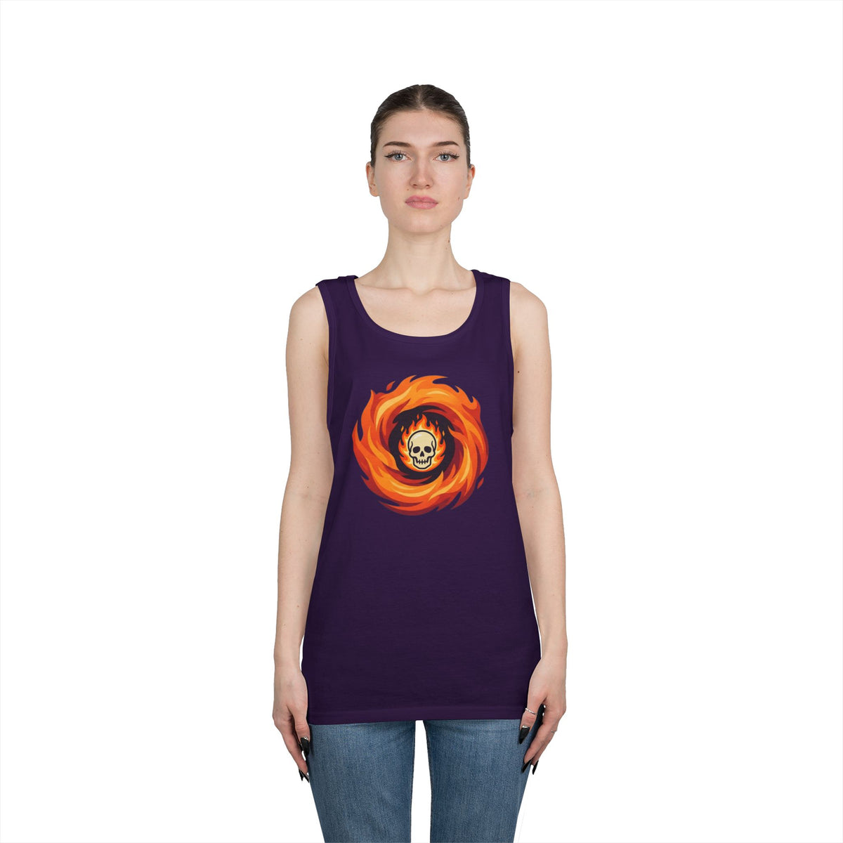Color: Purple | Hellfire Tank Top
