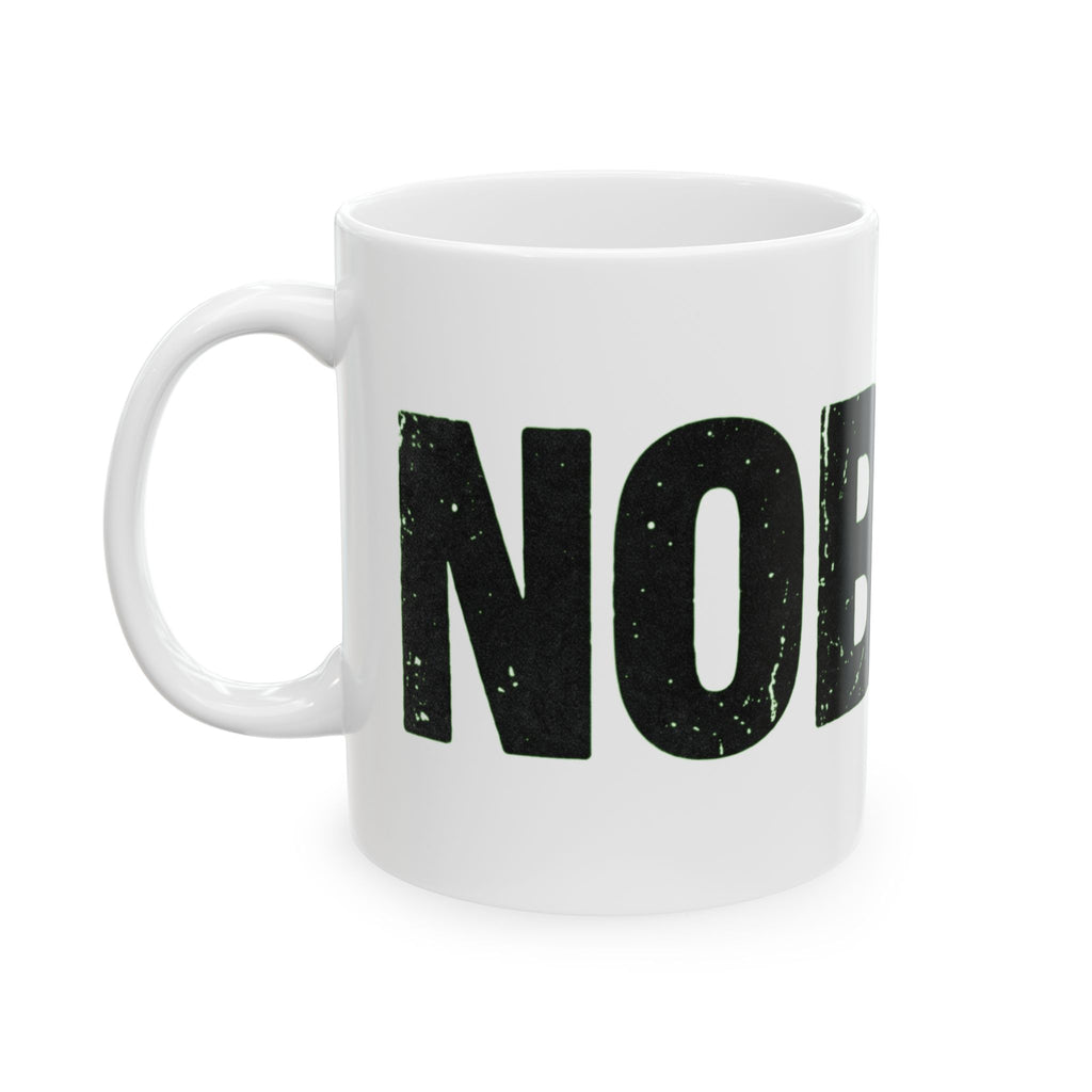 "Nobody Can Beat You At Being You" White Ceramic Mug — Graphic
