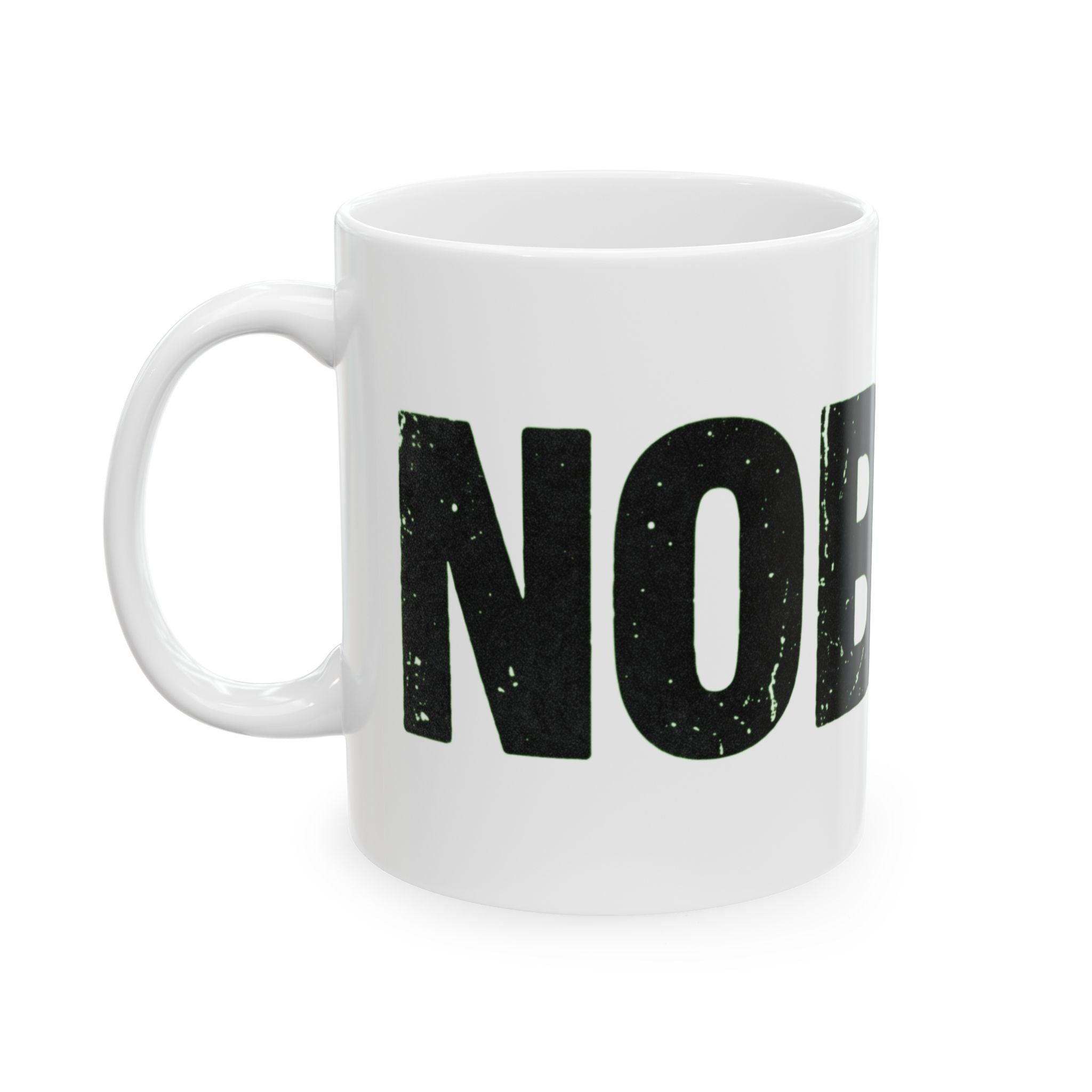 "Nobody Can Beat You At Being You" White Ceramic Mug — Graphic