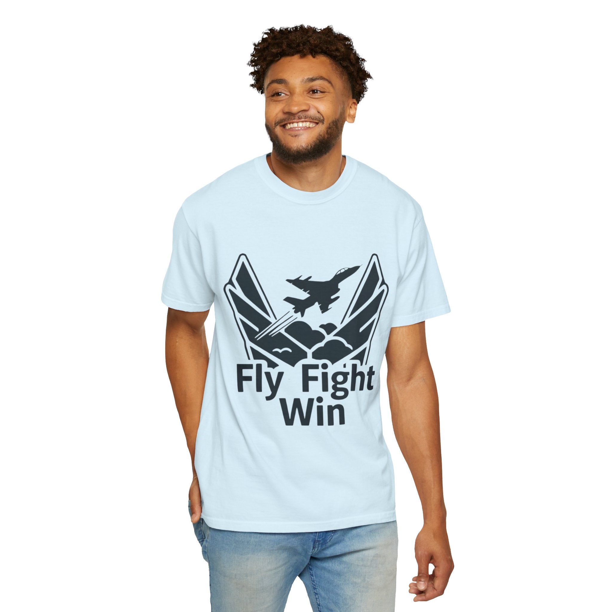 "Fly Fight Win-2" Unisex Garment-Dyed T-shirt