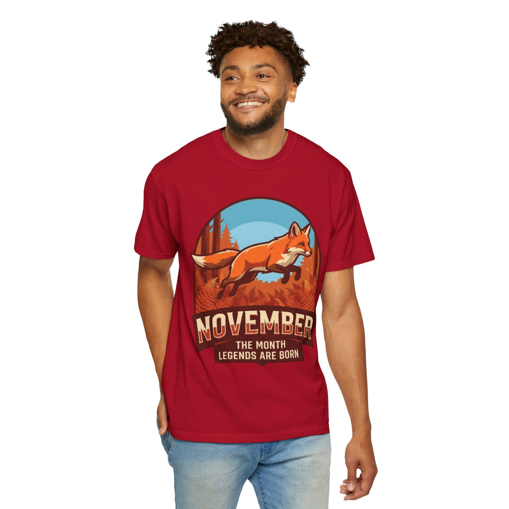 "November Legend" Unisex Garment-Dyed Tee