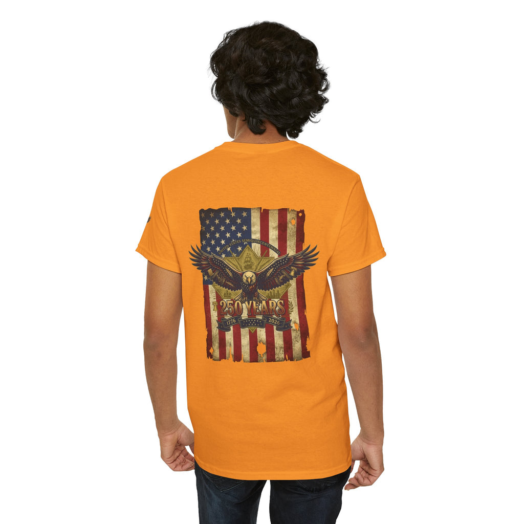 "Eagle and Flag 250 Years" Premium Graphic Tee