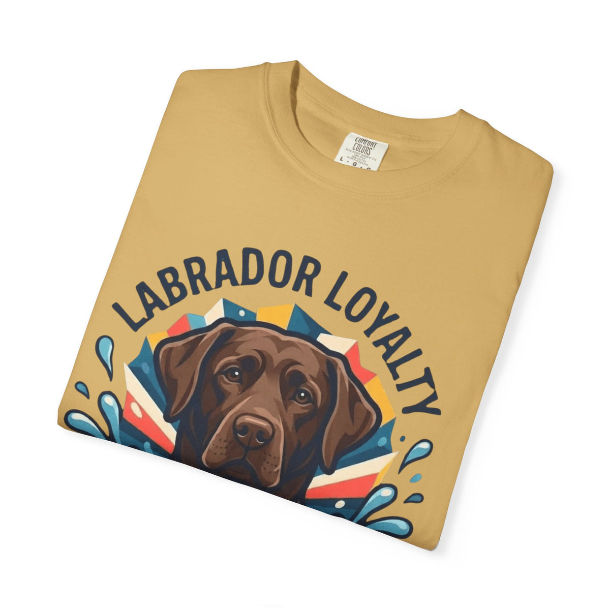 Labrador Loyalty Swim Fetch Unisex Garment-Dyed Tee