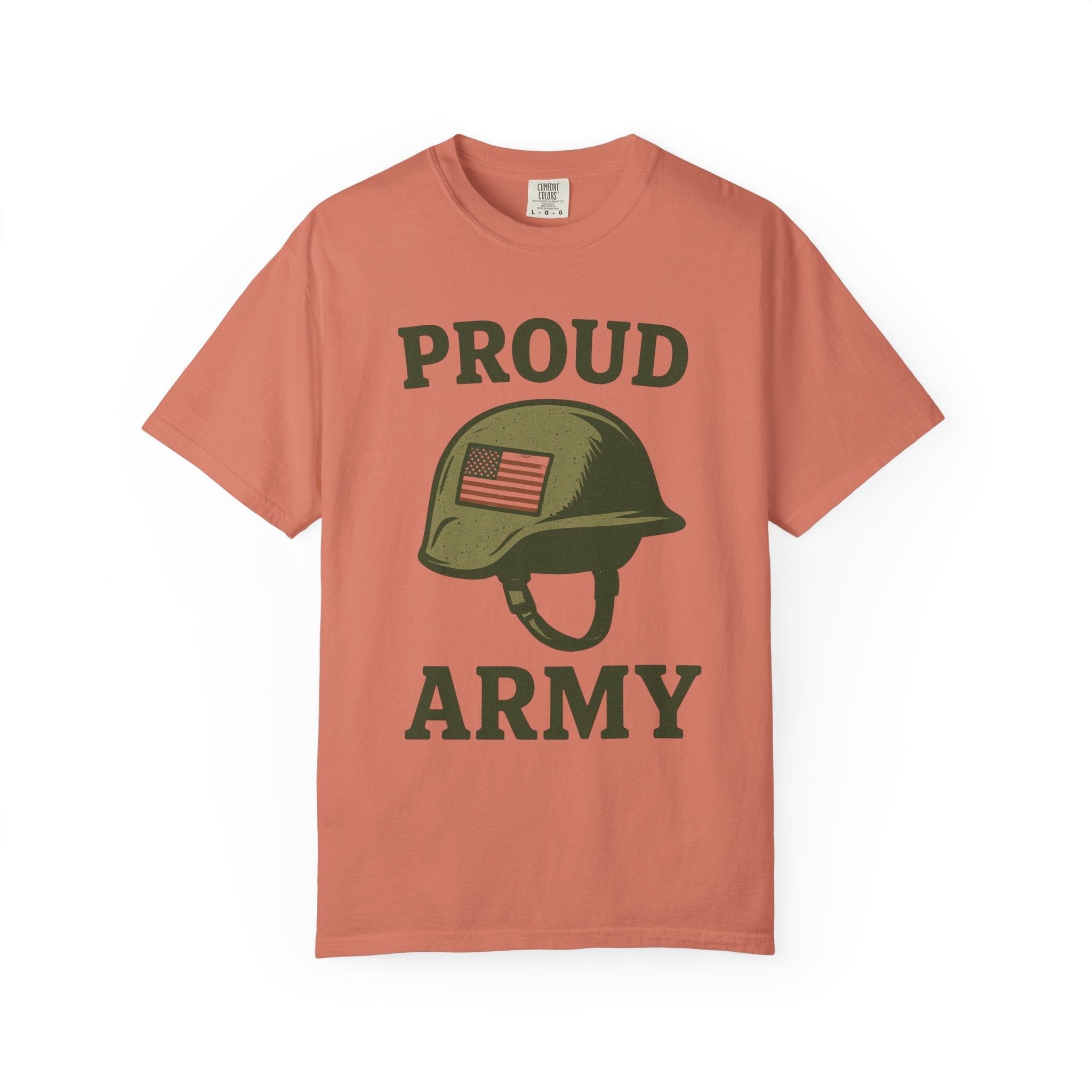 "Proud Army" Unisex Garment-Dyed T-shirt