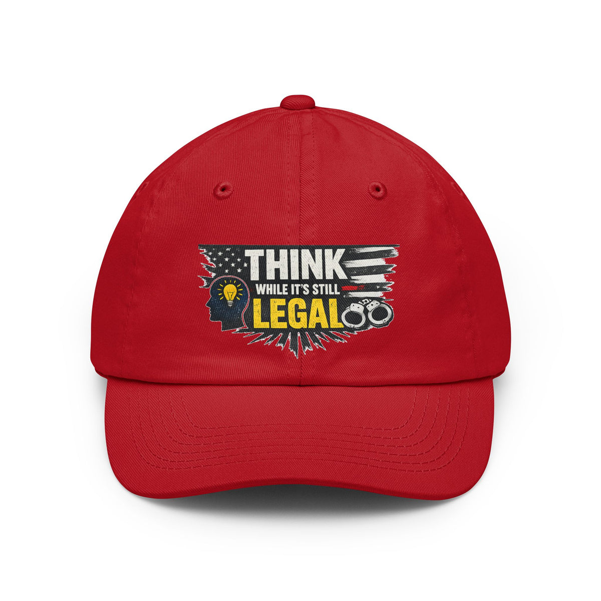 Color: Red | Think Dad Hat