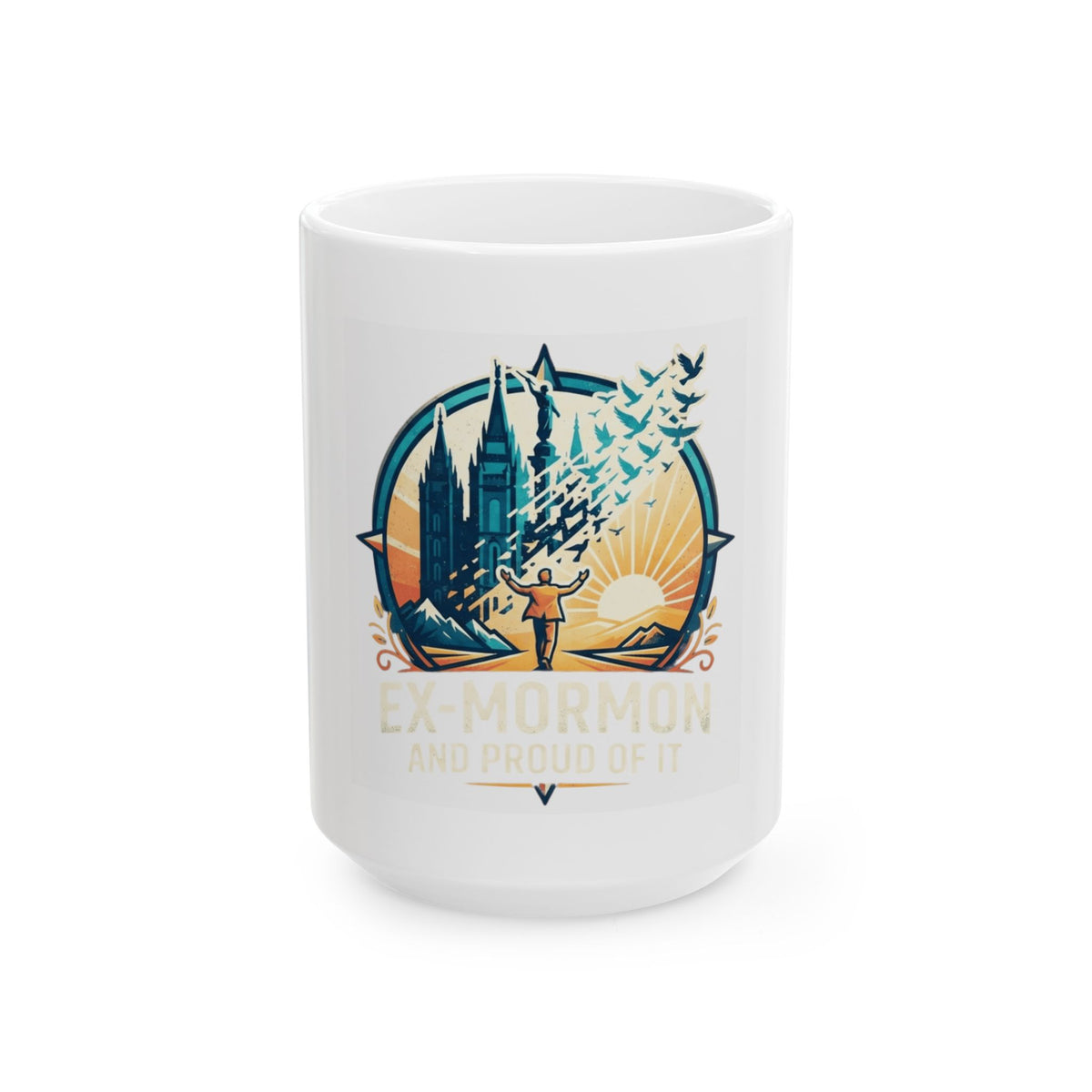 "Ex Mormon" White Ceramic Mug