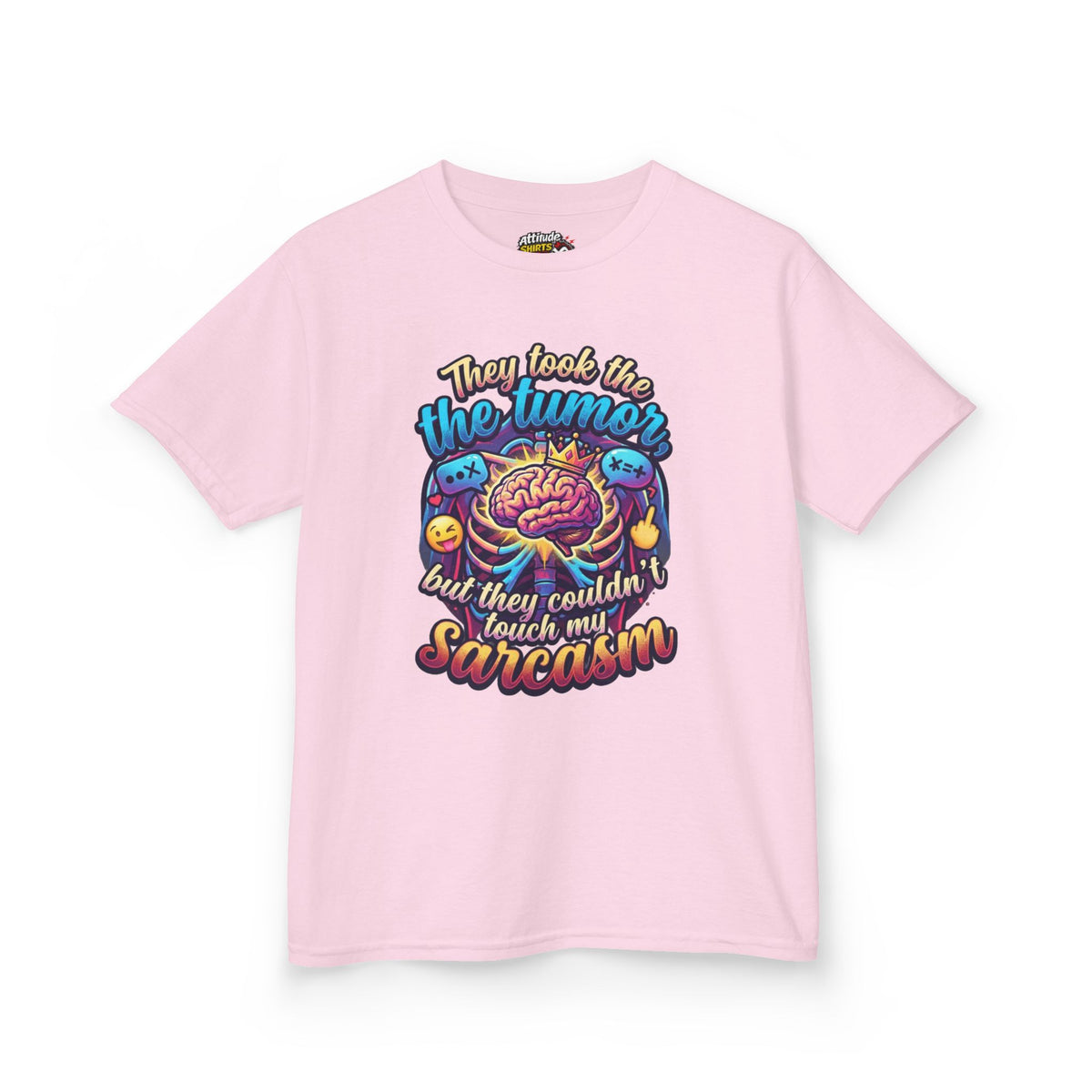 "Took the Tumor But Not My Saracasm" Kids Tee