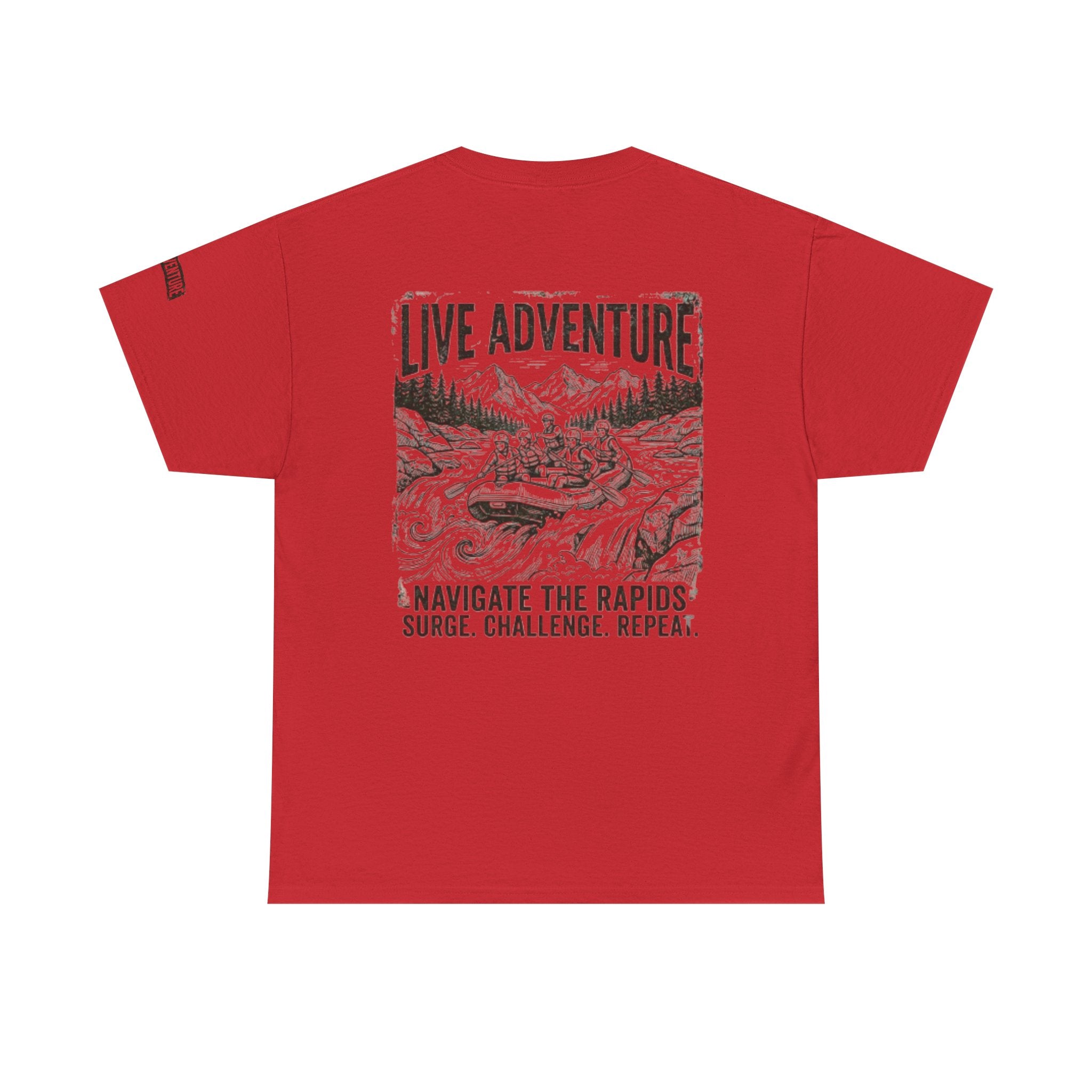 "Live Adventure - Rafting" Premium Graphic Tee