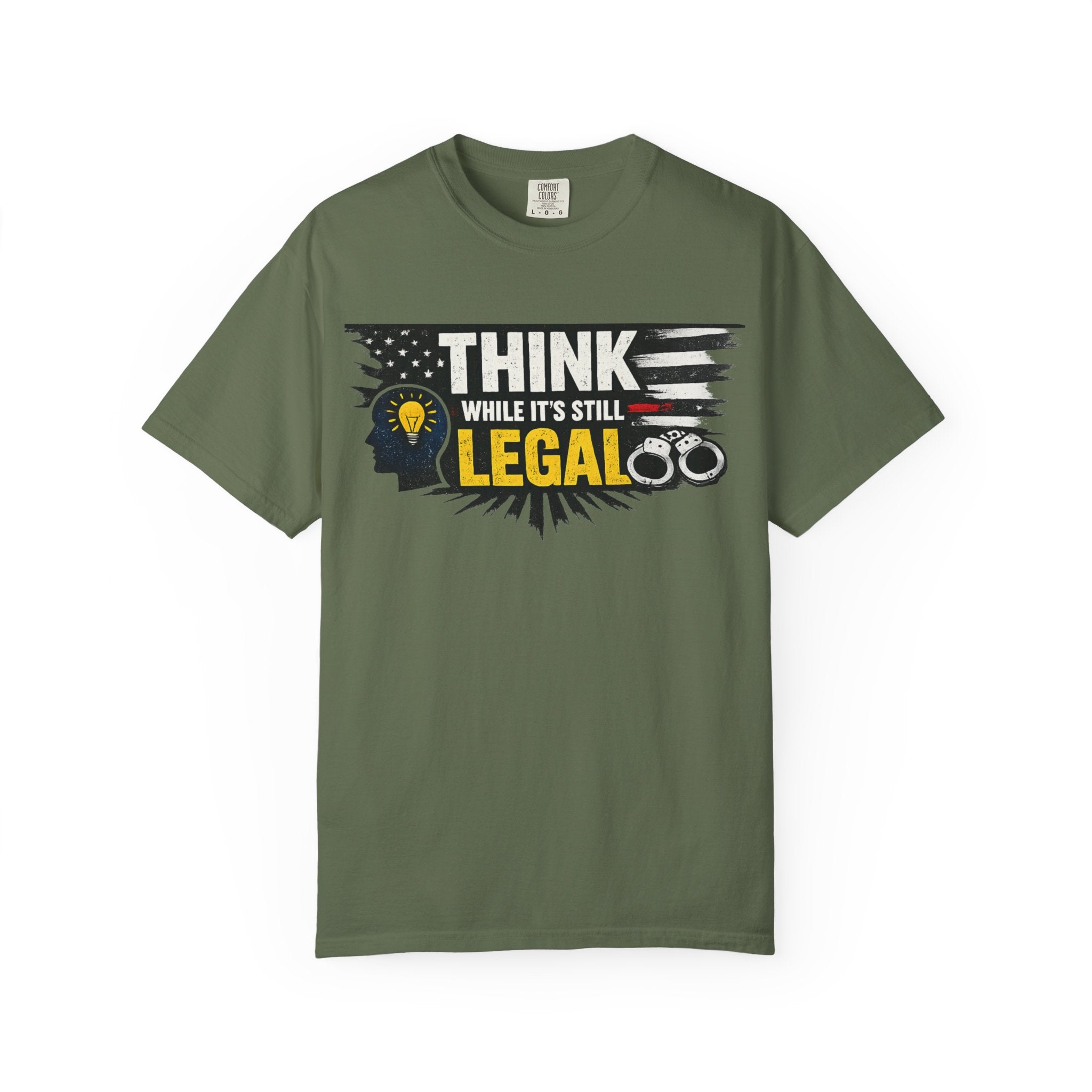 "The Endangered Species Act (For Your Brain)" Unisex Garment-Dyed T-shirt
