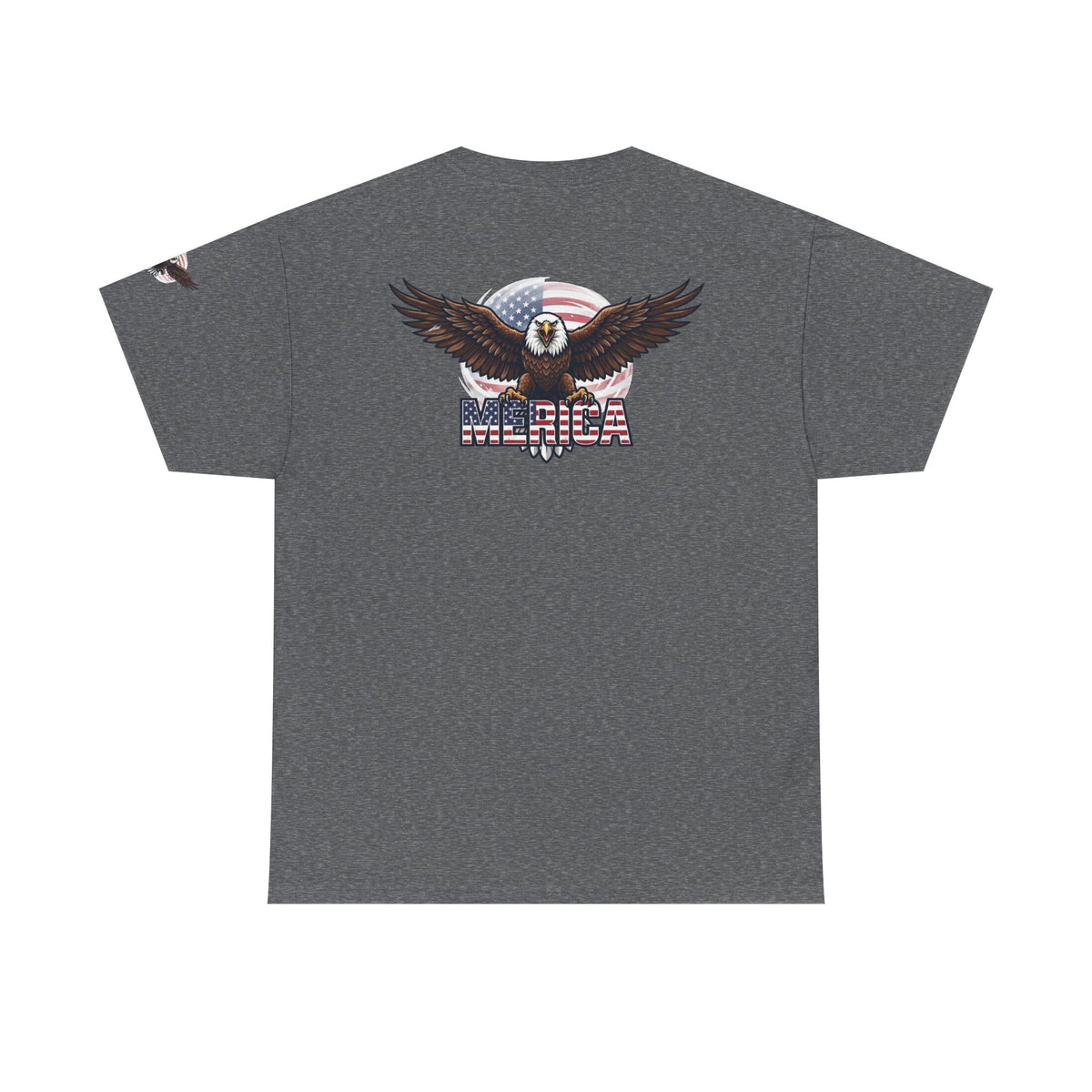 Color: Graphite Heather | Merica Premium Graphic Tee
