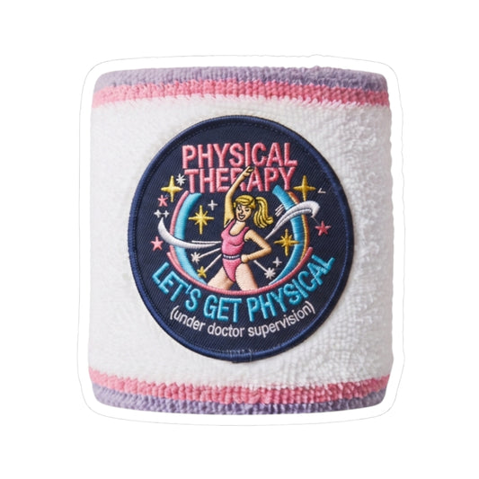 "Let's Get Physical" Sticker — Main