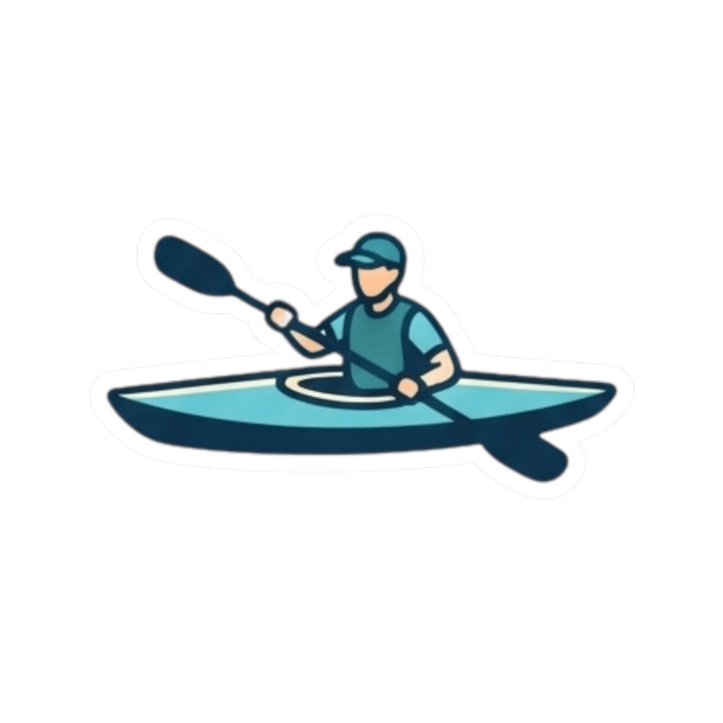 "Mountain Lake Kayak" Sticker