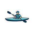 "Mountain Lake Kayak" Sticker