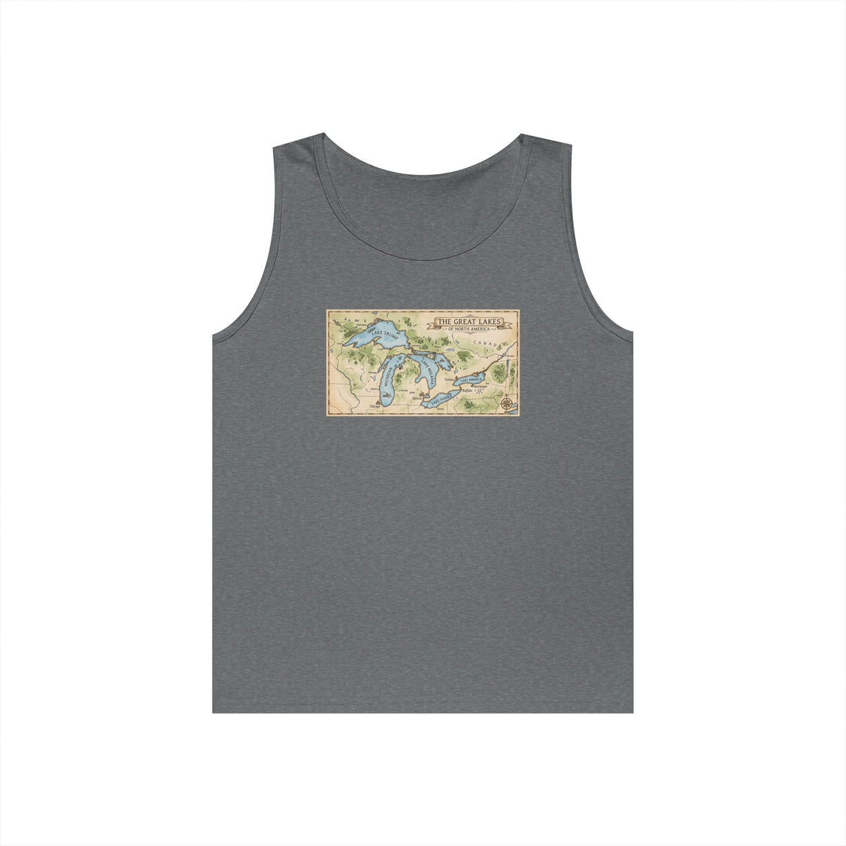 Color: Graphite Heather | 51st State Great Lakes Tank Top