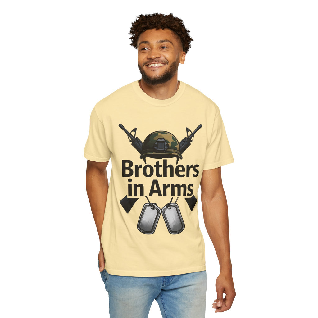 "Brothers in Arms" Unisex Garment-Dyed T-shirt