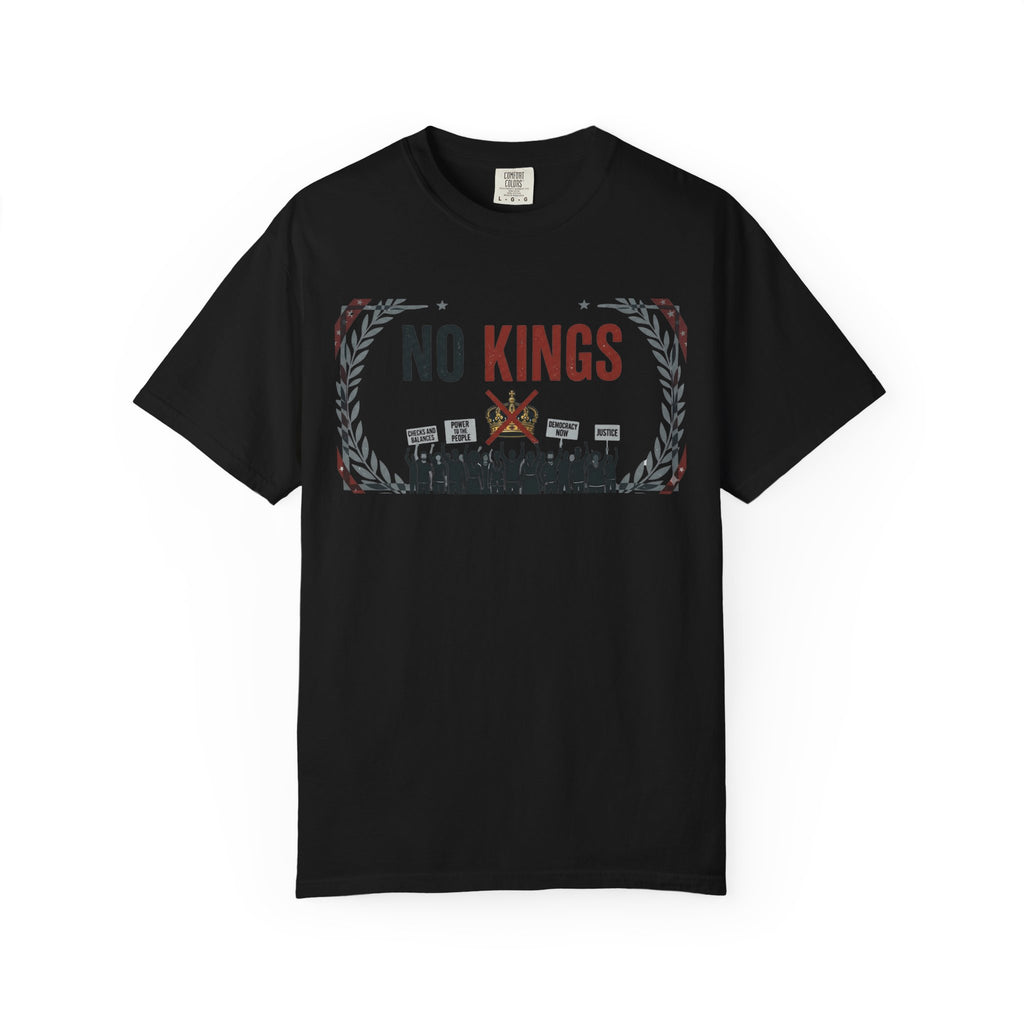 No Kings, No Masters | Garment-Dyed Tee — AttitudeShirts