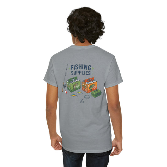 Color: Gravel | Fishing Supplies Premium Graphic Tee