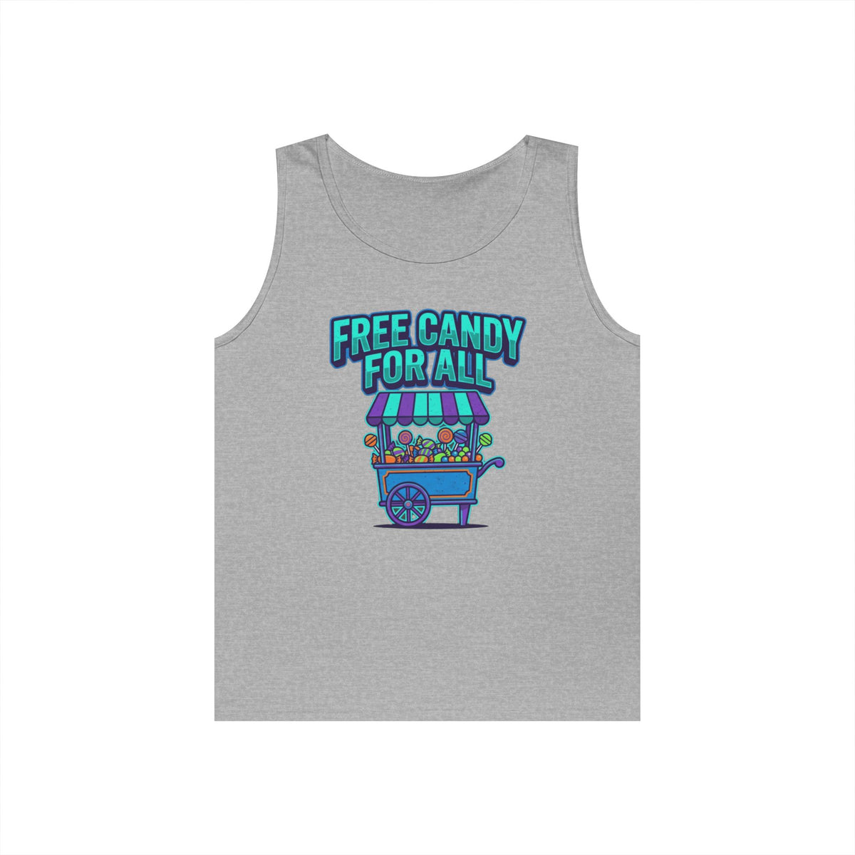 Color: Sport Grey | Free Candy For All Tank Top