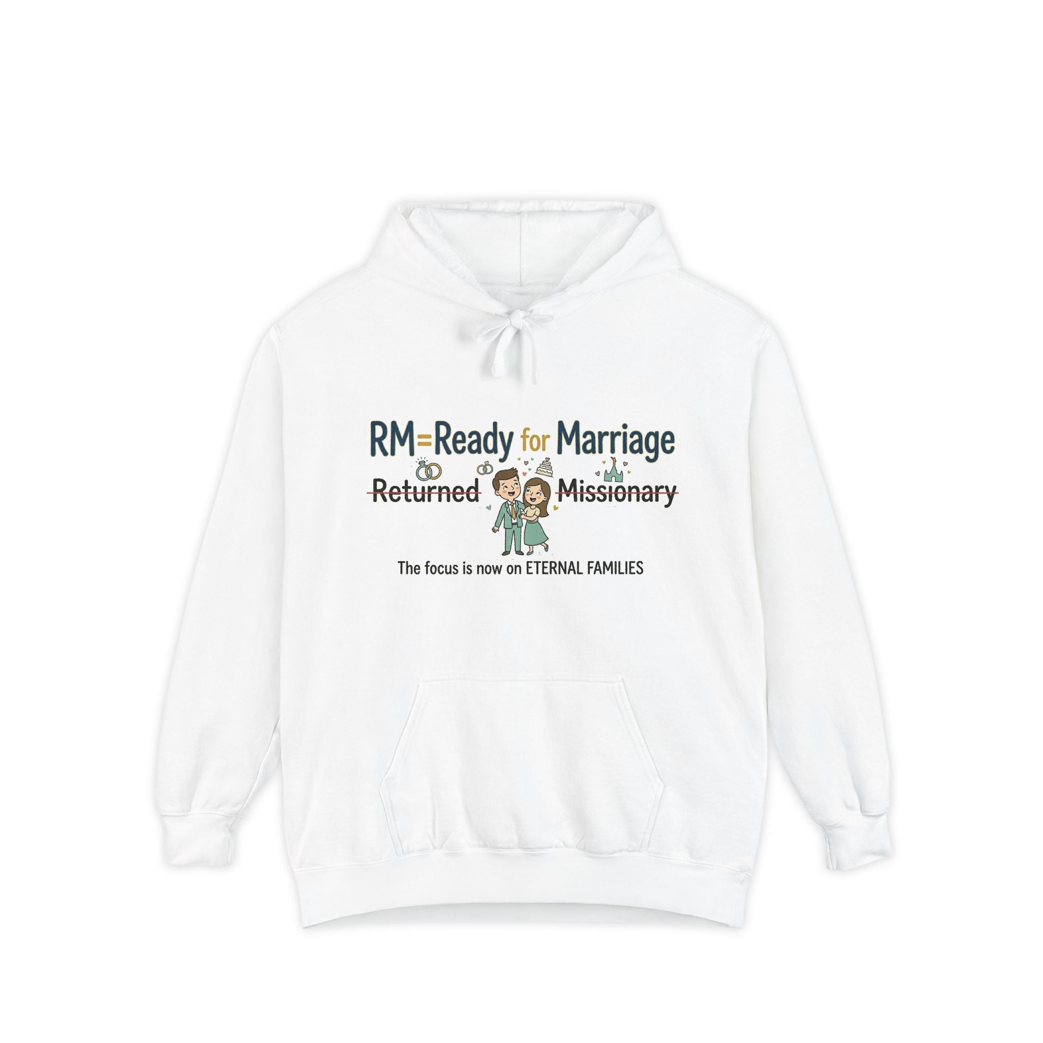RM: Ready for Marriage (Probably Not) | Garment-Dyed Hoodie — AttitudeShirts