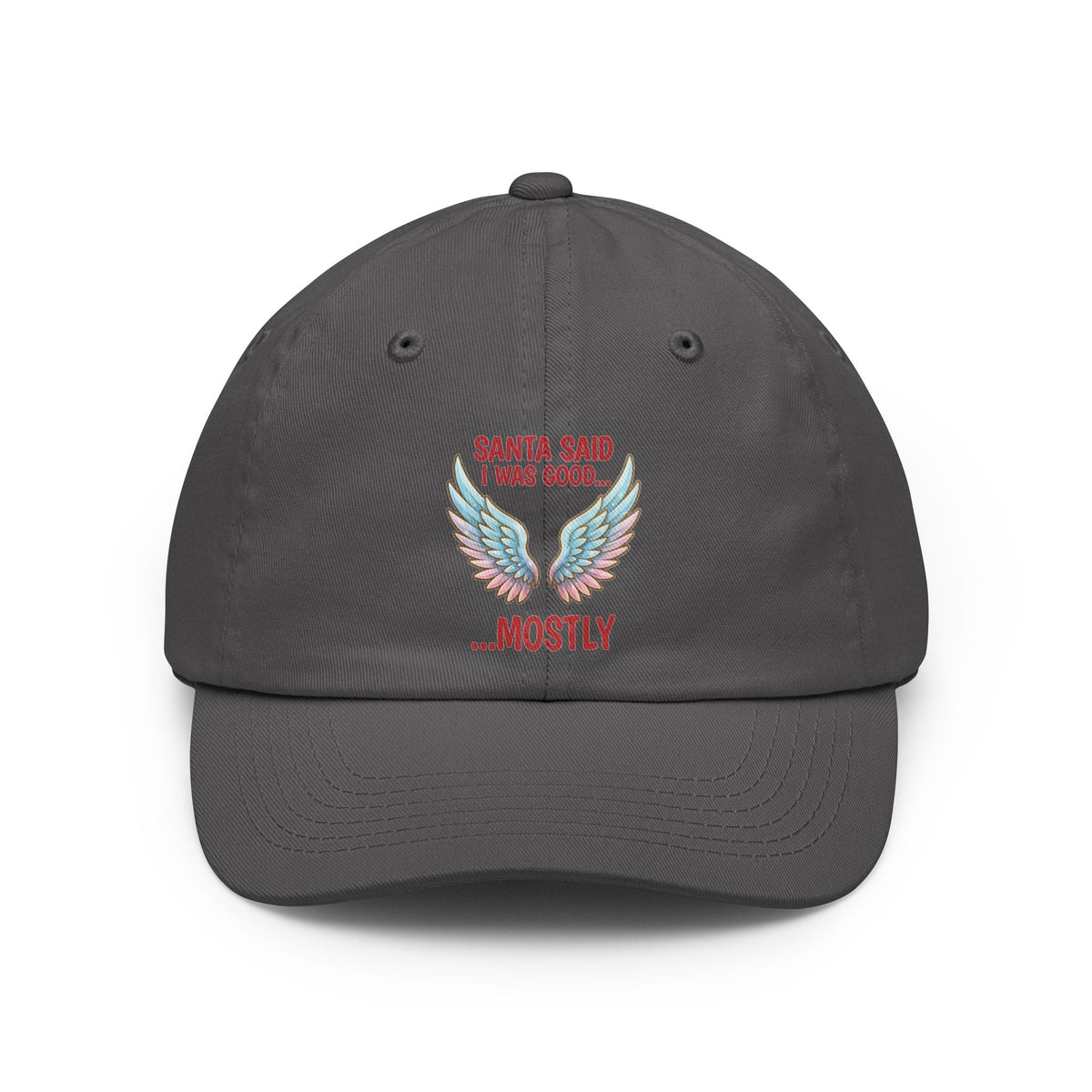 Color: Charcoal | Santa Said I Was Good Dad Hat