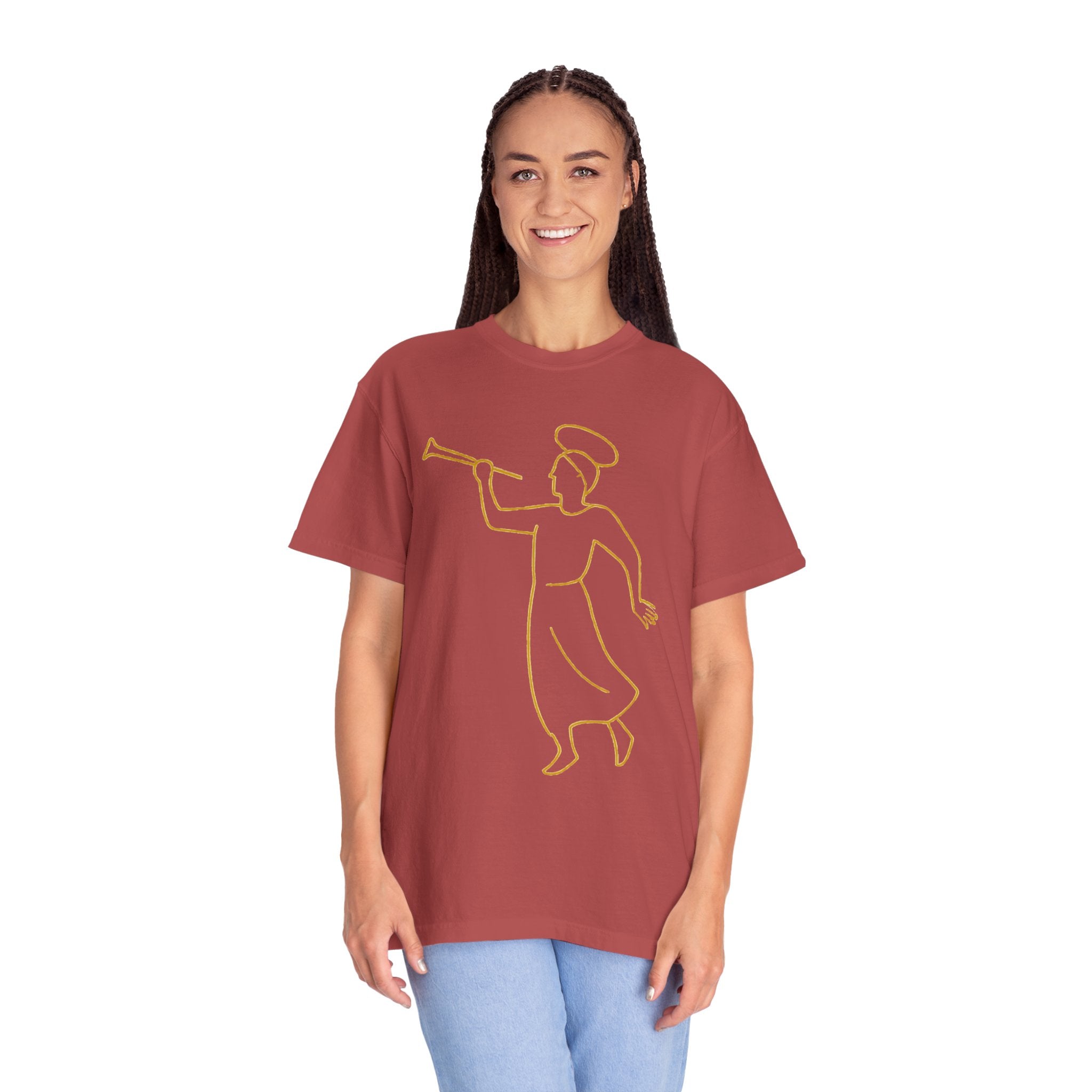 "Angel Moroni" Unisex Garment-Dyed T-shirt