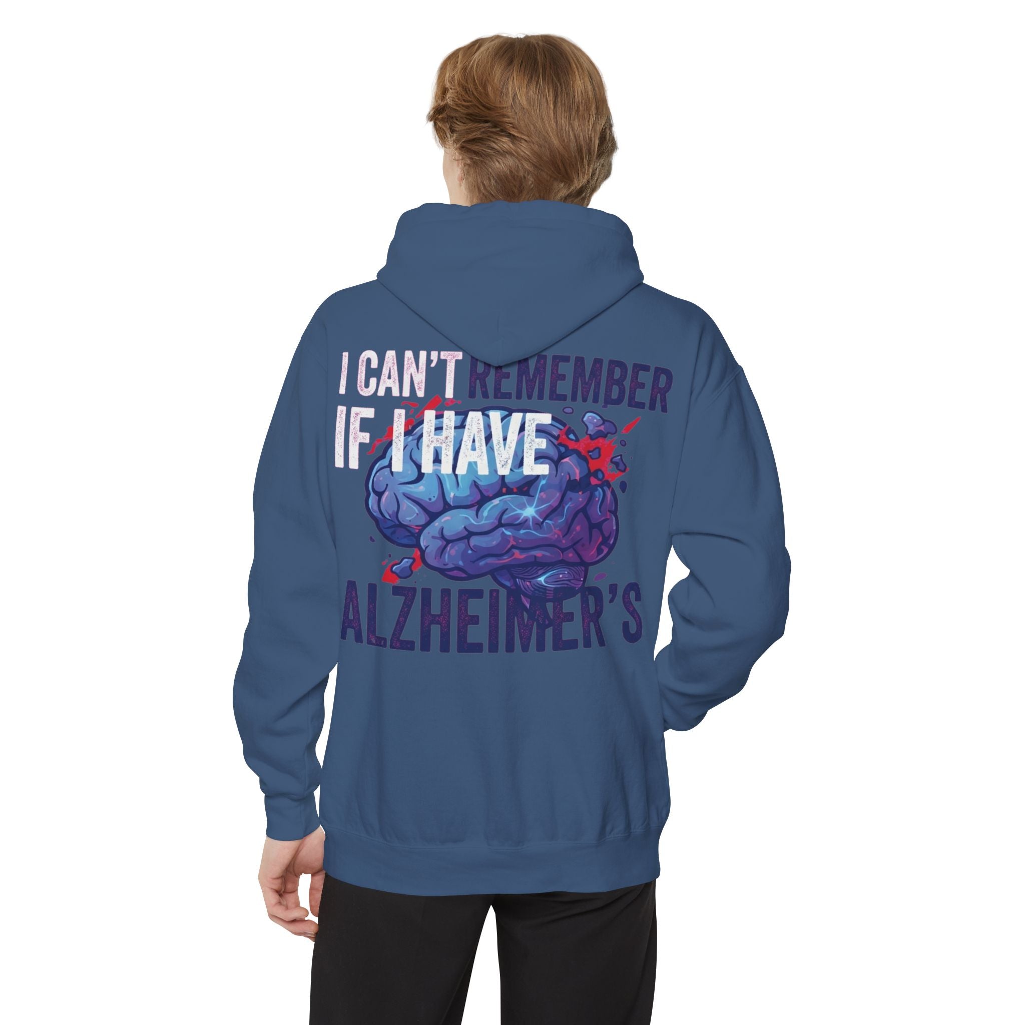 "I Can't Remember" Garment-Dyed Hoodie