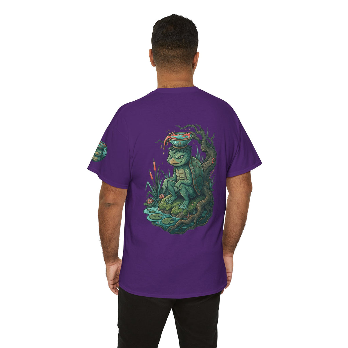 Color: Purple | Kappa (Japanese Folklore) Premium Graphic Tee