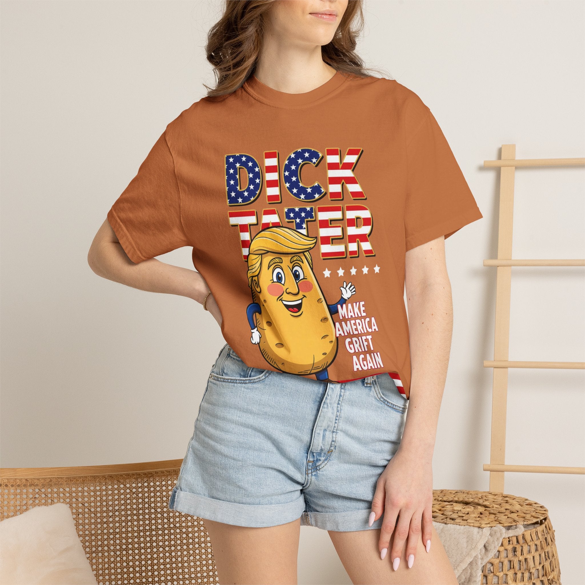 "The Dick Tater (Make America Grift Again)" Unisex Garment-Dyed T-shirt