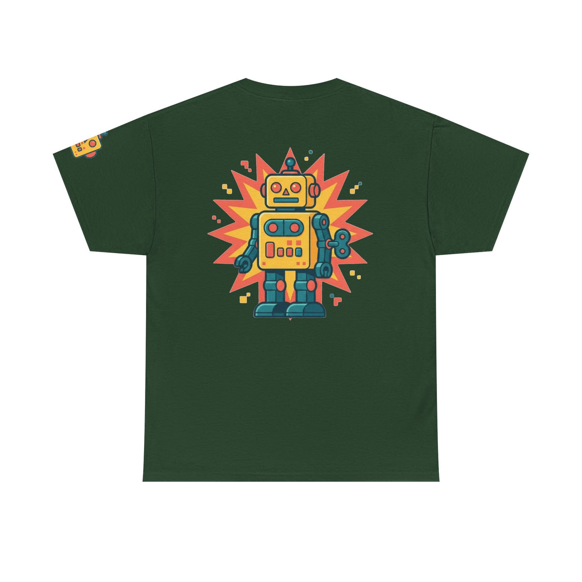 Color: Forest Green | Toy Robot Premium Graphic Tee