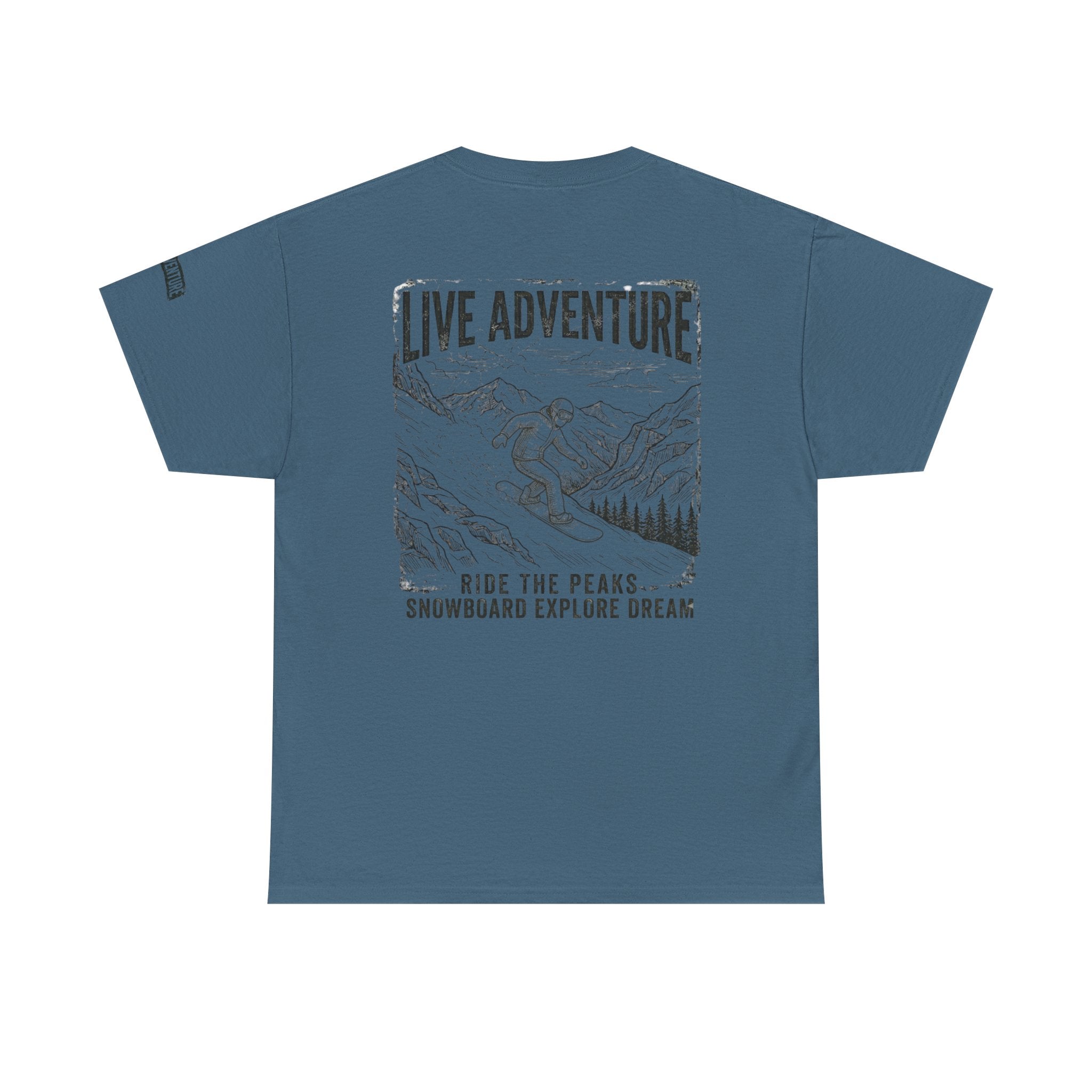 "Live Adventure - Snowboard" Premium Graphic Tee