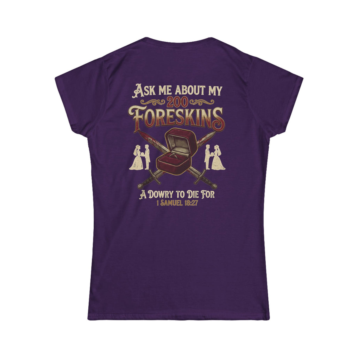 "Good Book Series 200 Foreskins" Women's Tee