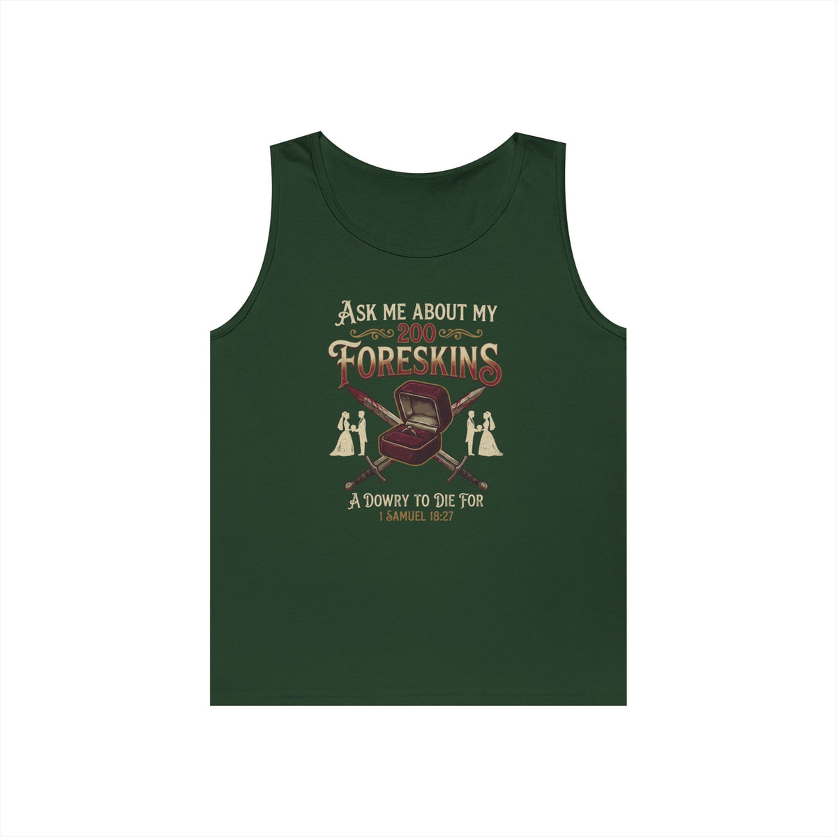 "Good Book Series 200 Foreskins" Tank Top