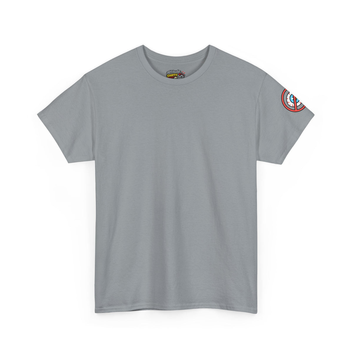 Color: Gravel | Eye Contact Policy Premium Graphic Tee
