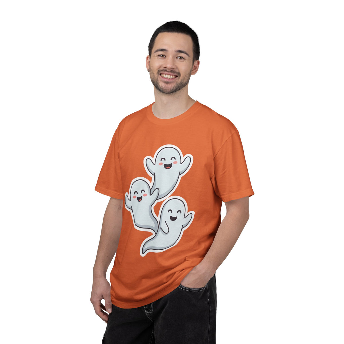 Color: Burnt Orange | Ghosts Unisex Garment-Dyed Tee