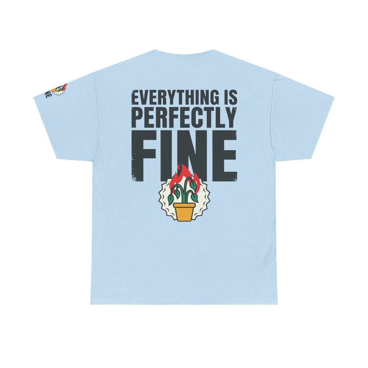 Color: Light Blue | Perfectly Fine Premium Graphic Tee