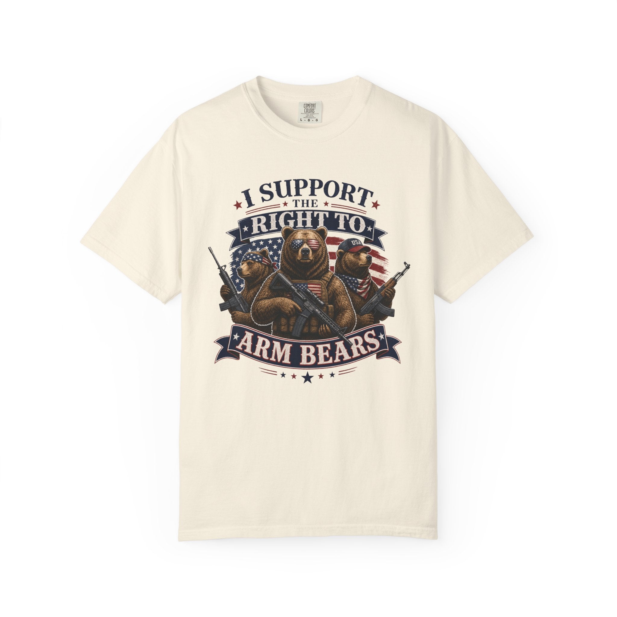 "Armed Bears" Unisex Garment-Dyed Tee