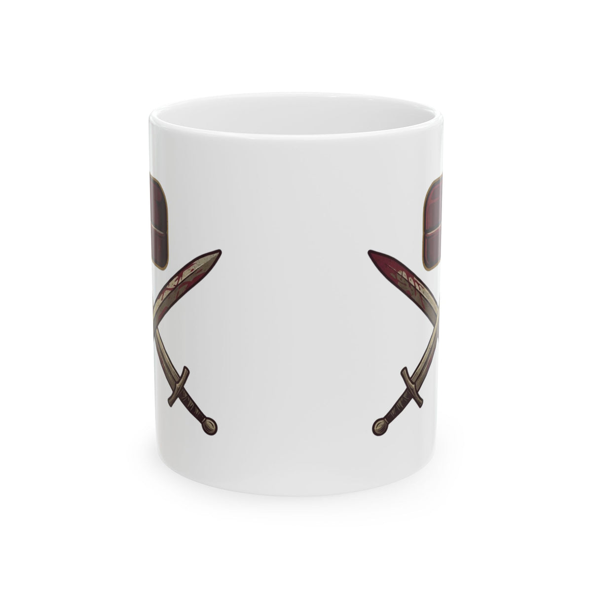 "Good Book Series 200 Foreskins" White Ceramic Mug — Graphic