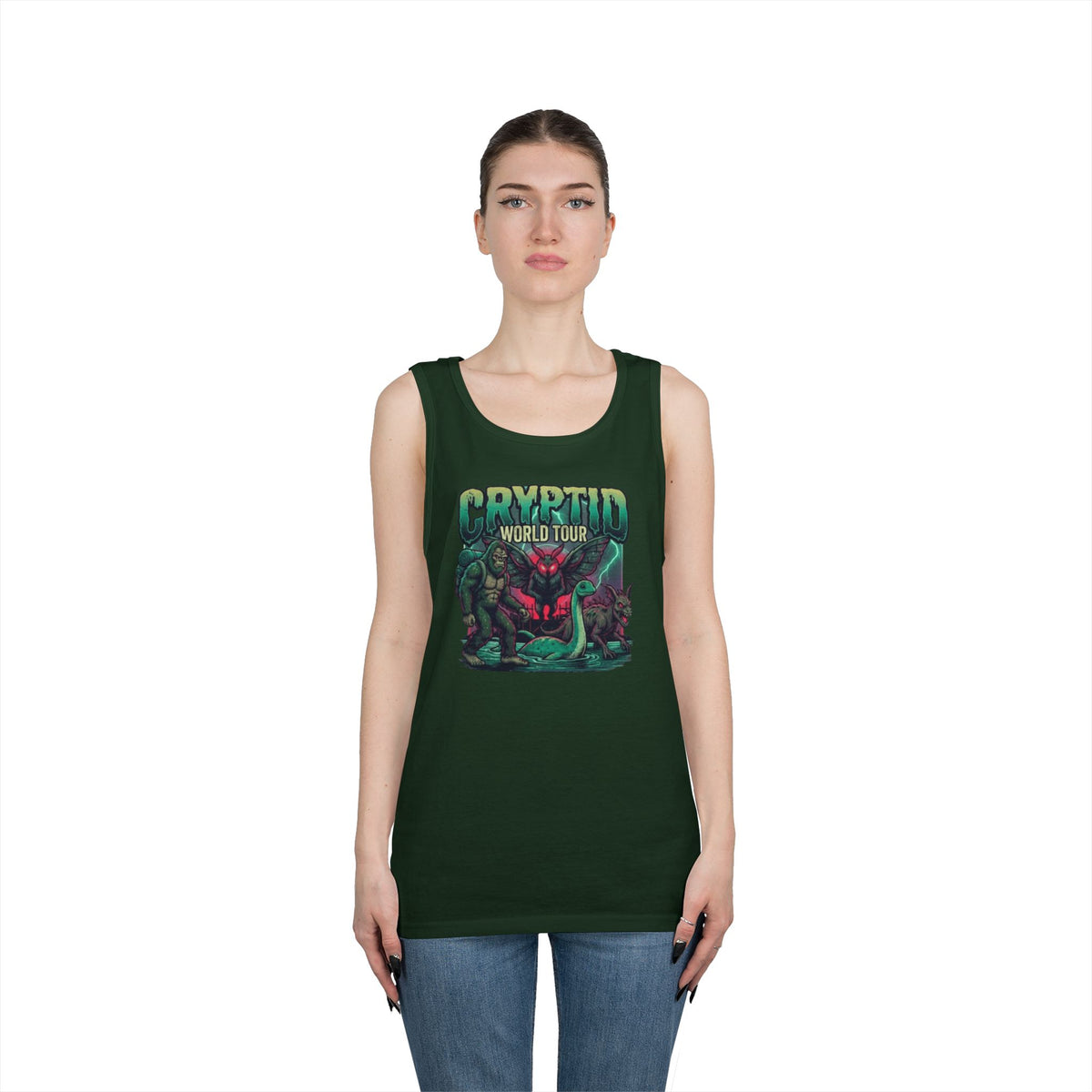 "Puzizia (Global-Cryptid Mashup) Cryptid World Tour" Tank Top