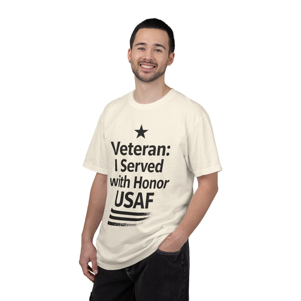 "Served With Honor" Unisex Garment-Dyed T-shirt