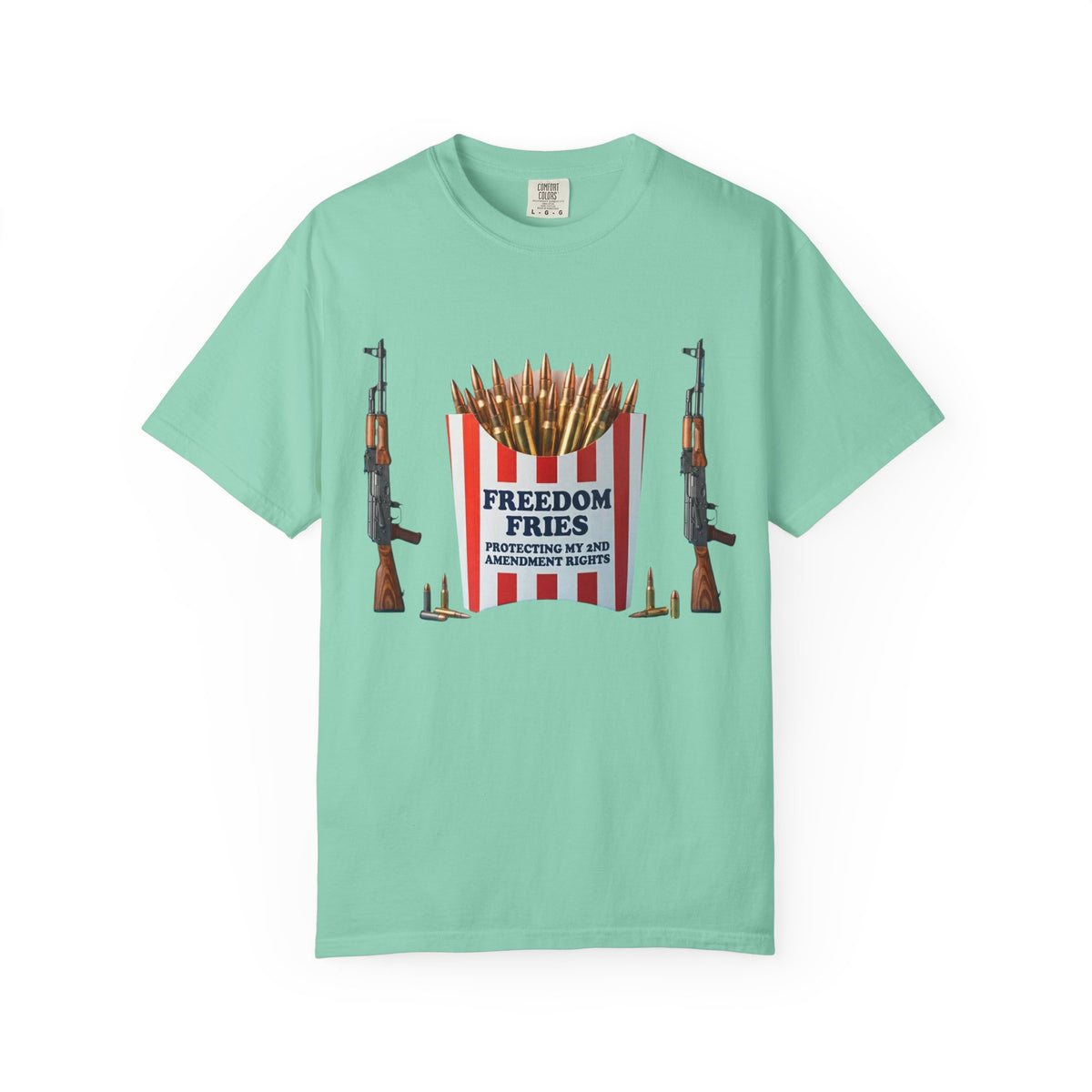 Color: Island Reef | Freedom Fries Unisex Garment-Dyed Tee