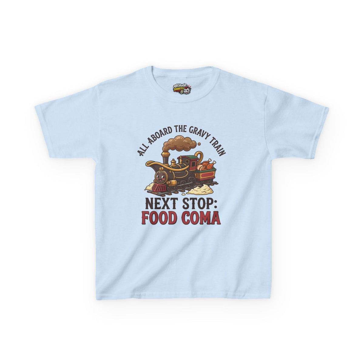"Next Stop Food Coma" Kids Tee