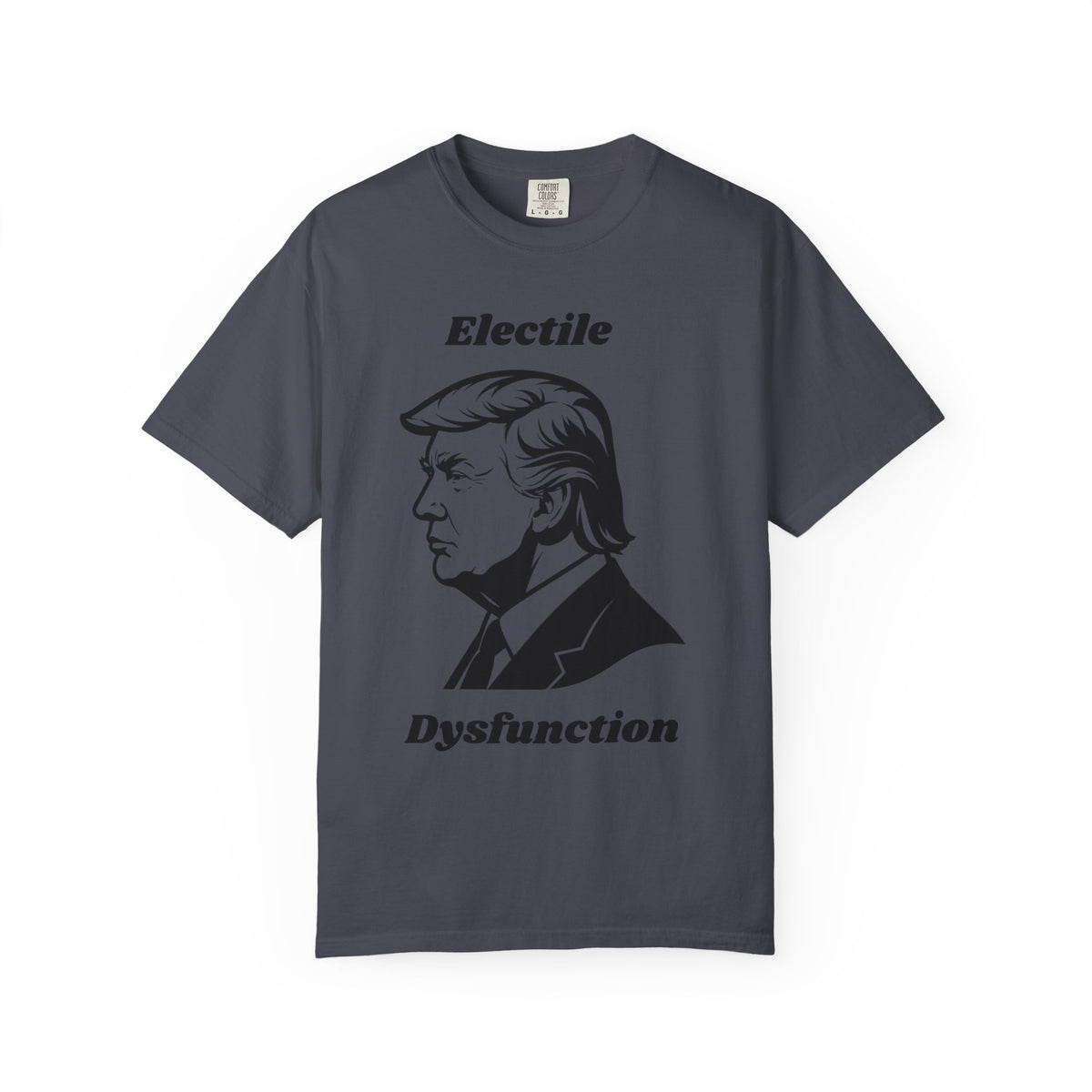 Color: Navy | Trump Electile Dysfunction Unisex Garment-Dyed T-shirt