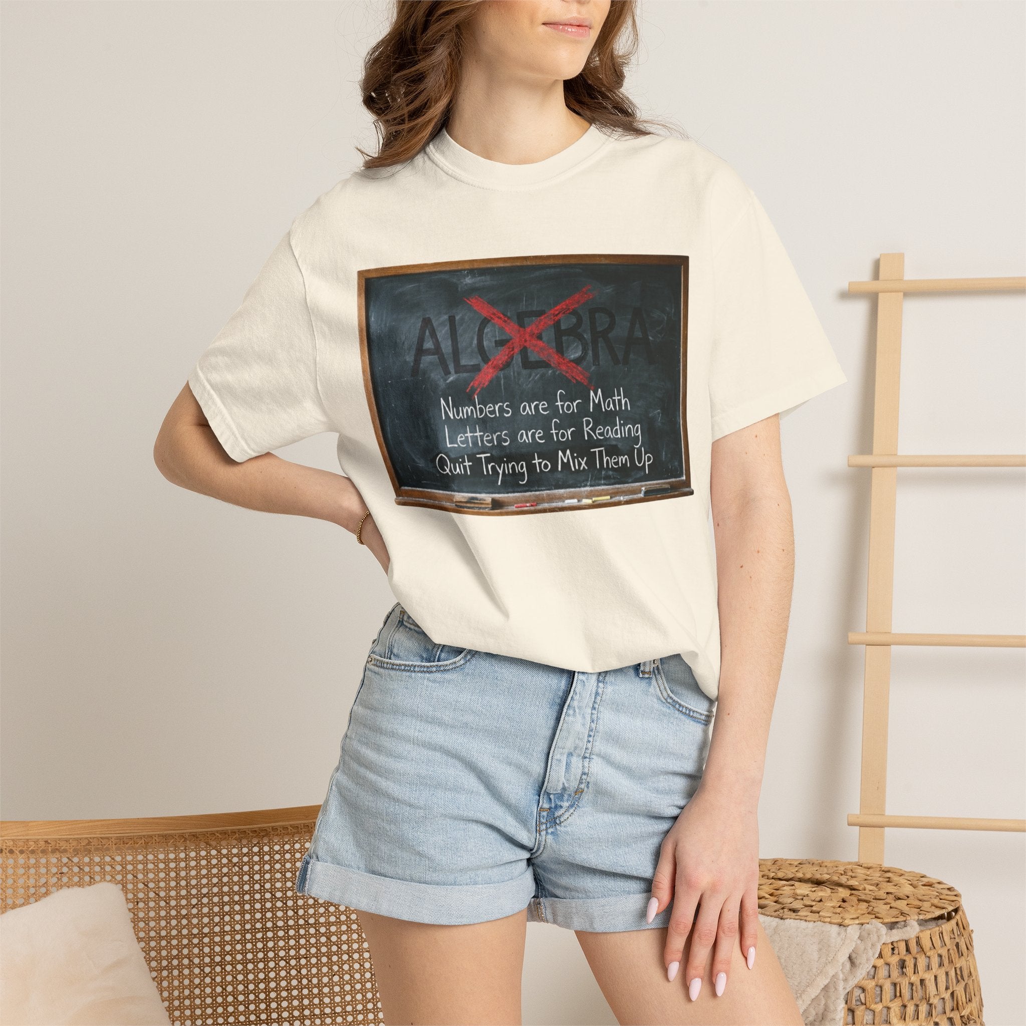 "Algebra" Unisex Garment-Dyed Tee