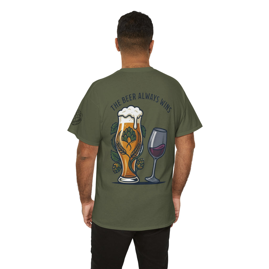 "The Beer Always Wins" Premium Graphic Tee